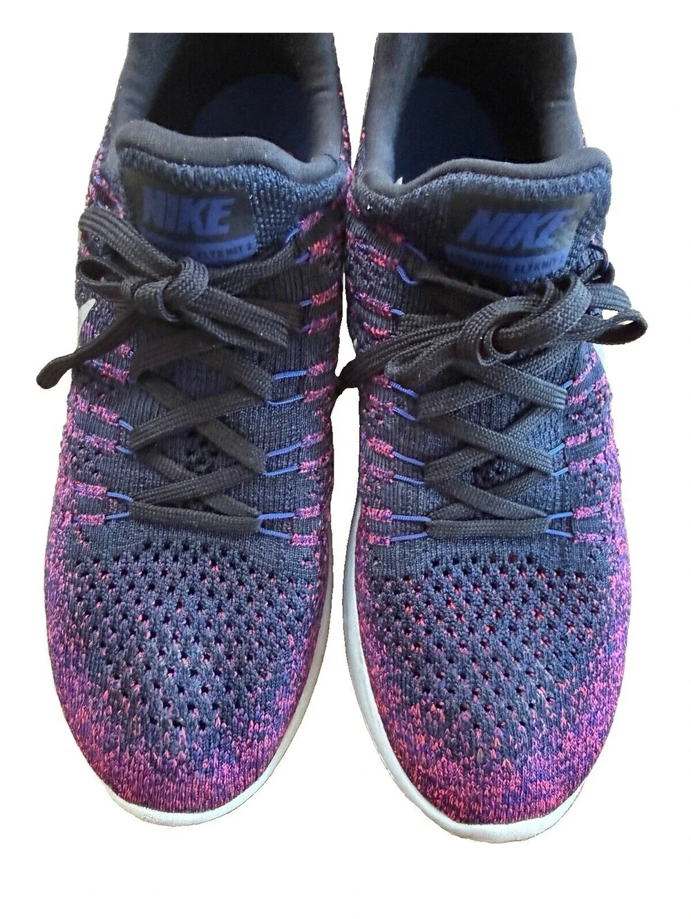 Nike Lunarepic Low Flyknit 2 Women's 7.5 Running Shoes Pink Purple 863779-015